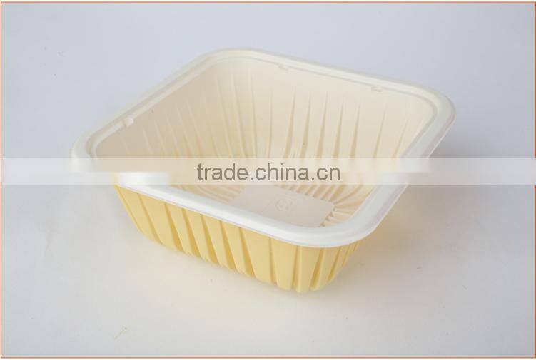Disposable plsatic bento box with lid From China