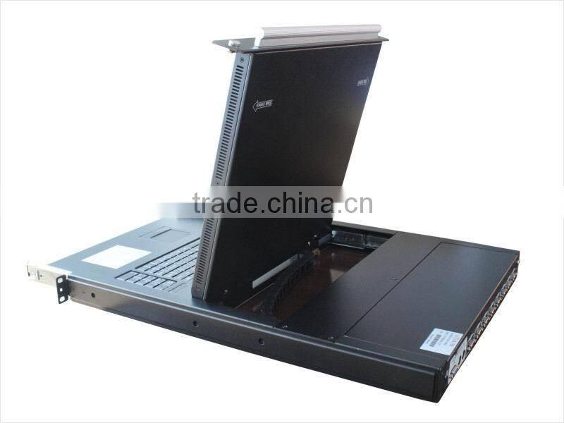 EDNSE ED-1701V-D 1 Port 1U Rackmount 17" LCD Console with Integrated KVM Switch
