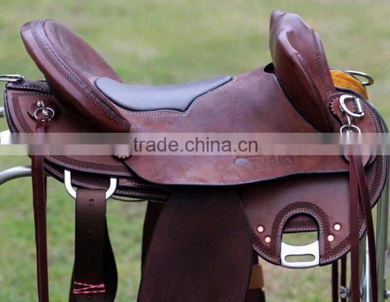 2016 Custom Trail Saddle - racer horse trail saddle