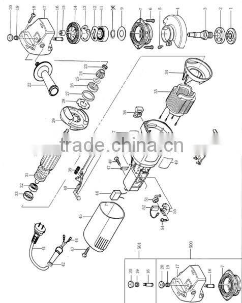 Bosch 125 Accessory Angle grinder Spare parts, gear set supply