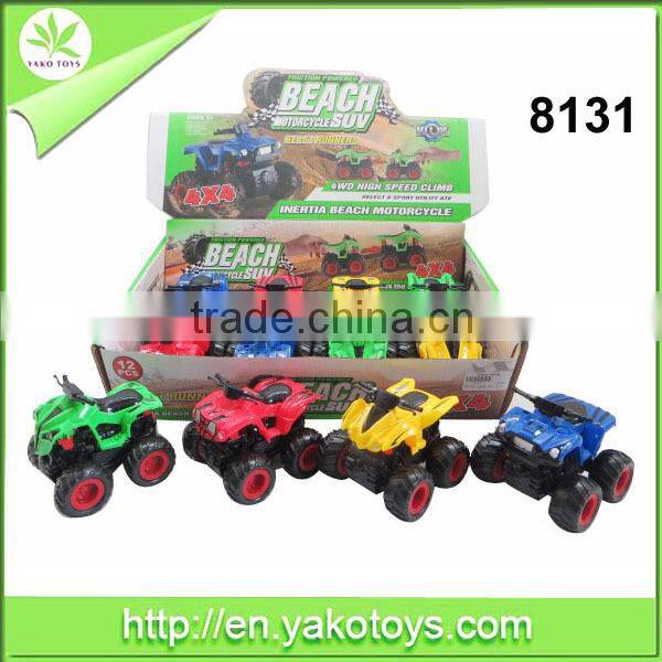 Hot Sale Newest Plastic 4WD Friction Beach Motorcycle