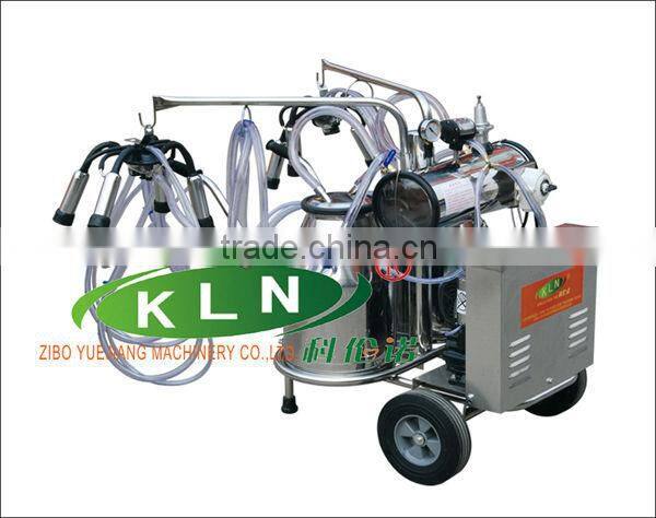 vacuum pump type milk sucking machine with two buckets