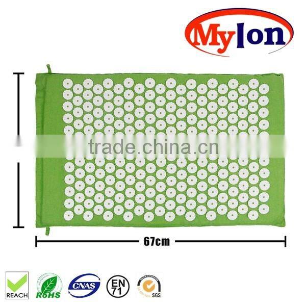 high quailty acupressure mat and pillow set combo relieve back pain