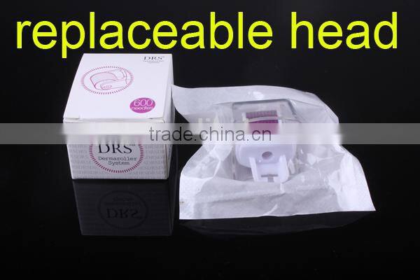 600 titanium/stainless steel microneedle roller for skin care dermal