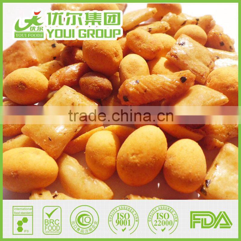 Manufacturer of Rice Crackers and Coated Peanuts Mix for Sale with BRC Certificate From Youi Foods