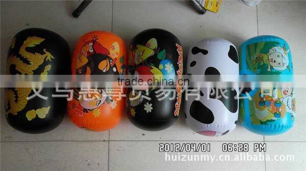 PVC Inflatable hammer with bird in blue