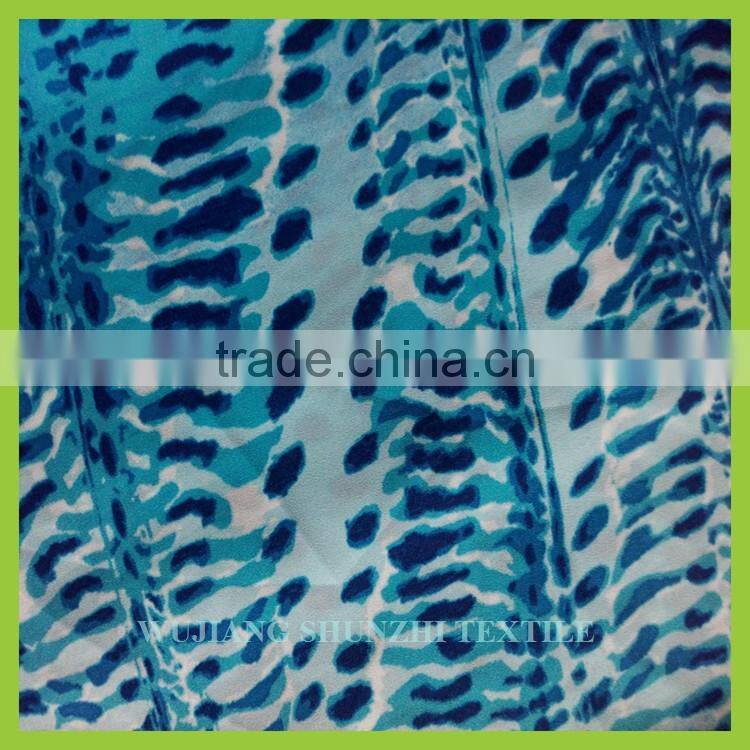 new 75D*75D 100% Polyester print dobby georgette fabric