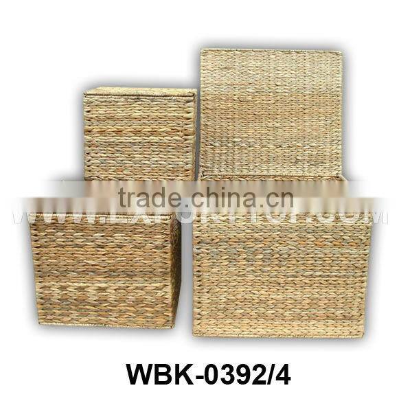 Water hyacinth baskets (skype : July.etop)