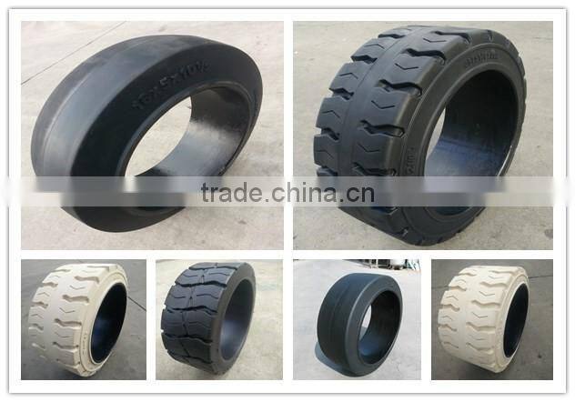Chinese top quality press on solid tire 21x9x15 18x7x12 1/8 factory price from Yantai WonRay