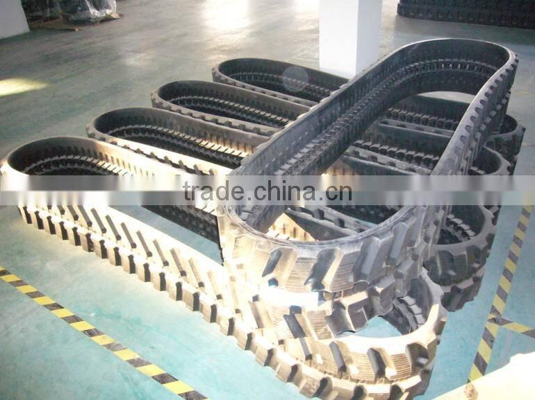 Best quality mini excavator custom snowcat rubber track,PC350 Rubber Track