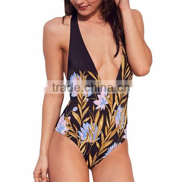 classic fashion summer women sexy one piece swim suit