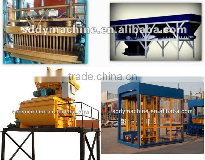 AUTOMATIC BLOCK MACHINE QT4-15C hydraulic motor brand mitsubishi