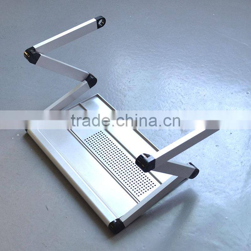 Adjustable Vented Laptop Table Laptop Computer Desk Portable Bed Tray Book Stand Computer Desk portable laptop table 17'