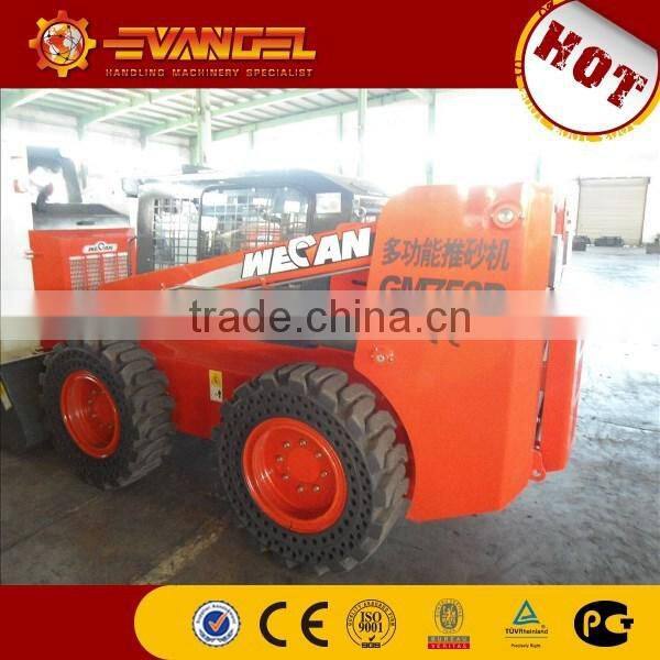 Wecan 750kg skid steer loader with inside cabin GM750