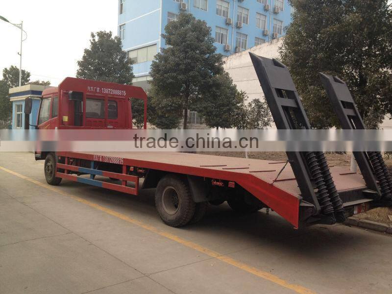FAW excavator transportation truck,forklift truck transport truck
