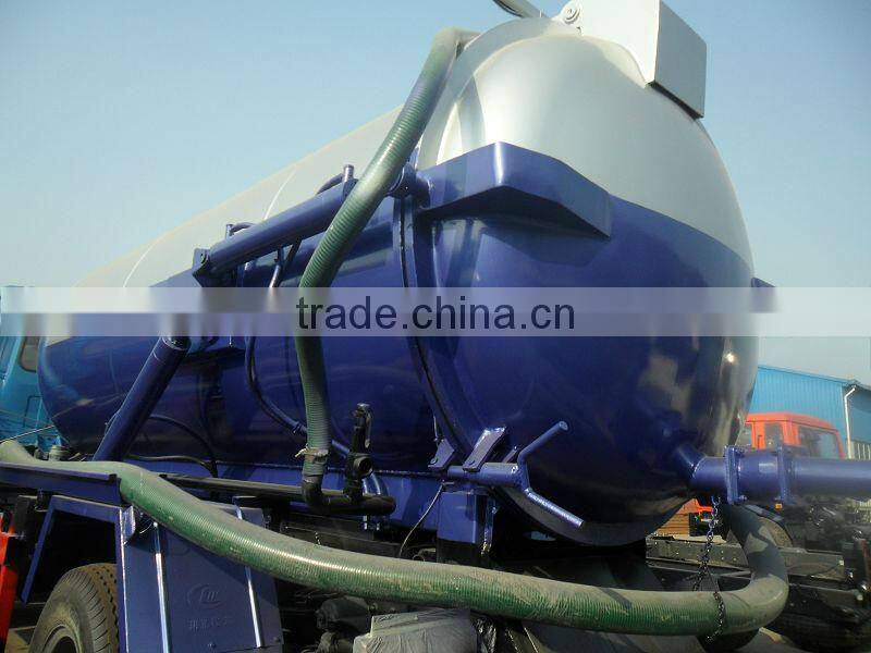 sewer cleaning Tanker truck for sale/suction sewage truck FAMOUS 4x2