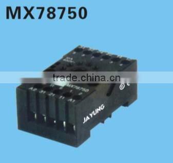 SAIPWELL 10F-3Z-C3(MX78750) New Cheap 11 Pin Relay Socket Electric Relay Socket Plastic Relay Socket