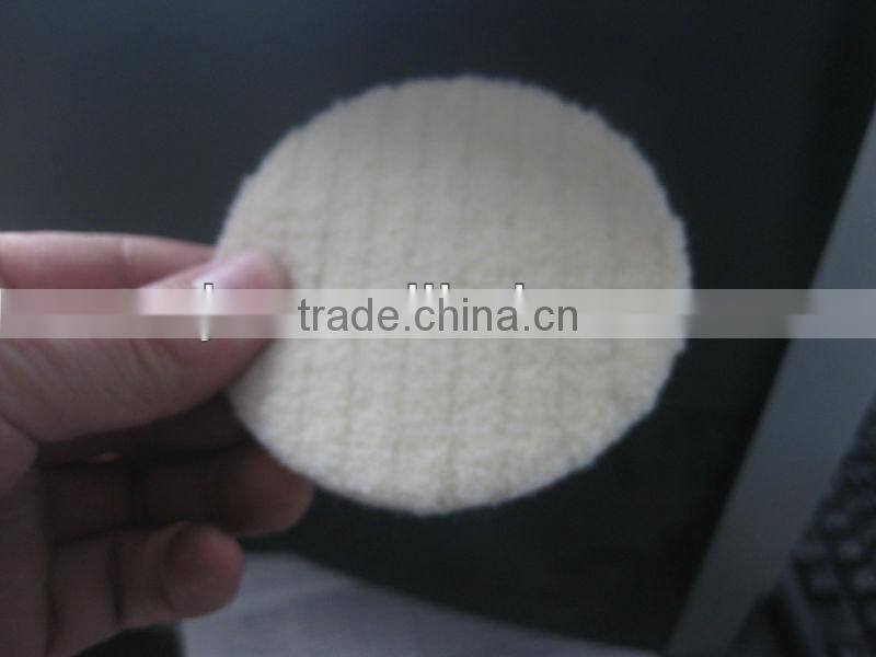 wool buffing pads/lambskin wool pad
