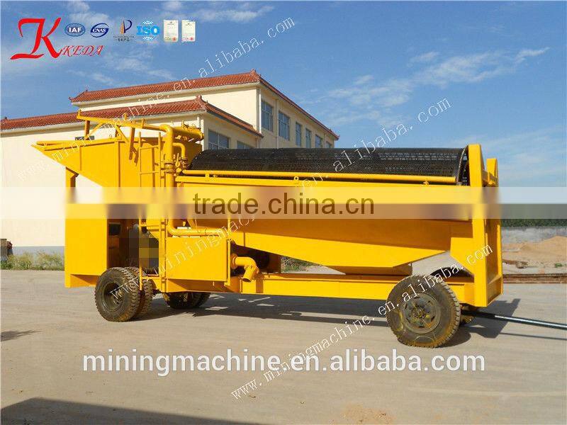 high capacity trommel scrubber machine, gold refining equipment, gold wash plant With Patent