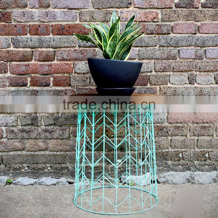 Multi fuction deep metal wire storage basket home goods wire laundry basket