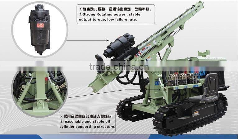 2016 new product, HF130Y down hole drill rig, can do both DTH drilling and screw drilling