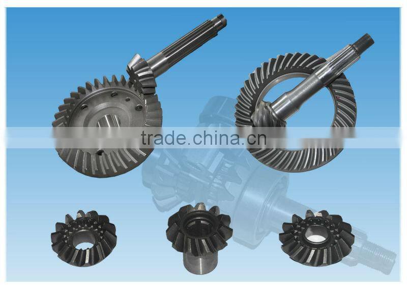 Various arc gears for differential gear and transmission of motorcycle