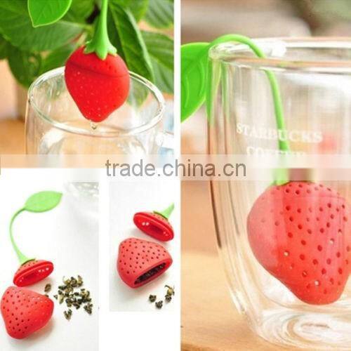 Hot selling Silicone Tea Infuser Steeper Strainer With Handle