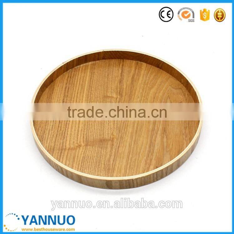Natural Wooden tea Dish, pizza Fruit Tray, small and Big wood Plate