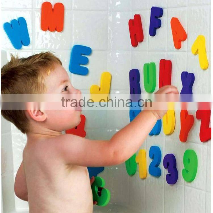2016 New Design Eva Baby Bath Puzzle Toys Eva Foam Intelligent Bath Jigsaw Puzzle
