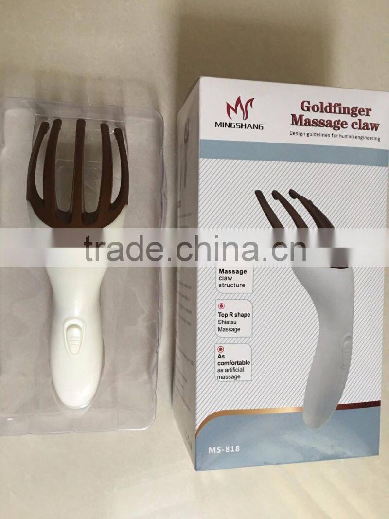 Mini Electric Five Claws Shape Head Massager, USB Multifunctional Massager With Battery