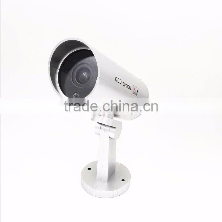 Cheap CCD Security Camera, Fake Waterproof Indoor Outdoor Security Camera With Flashing LED Light