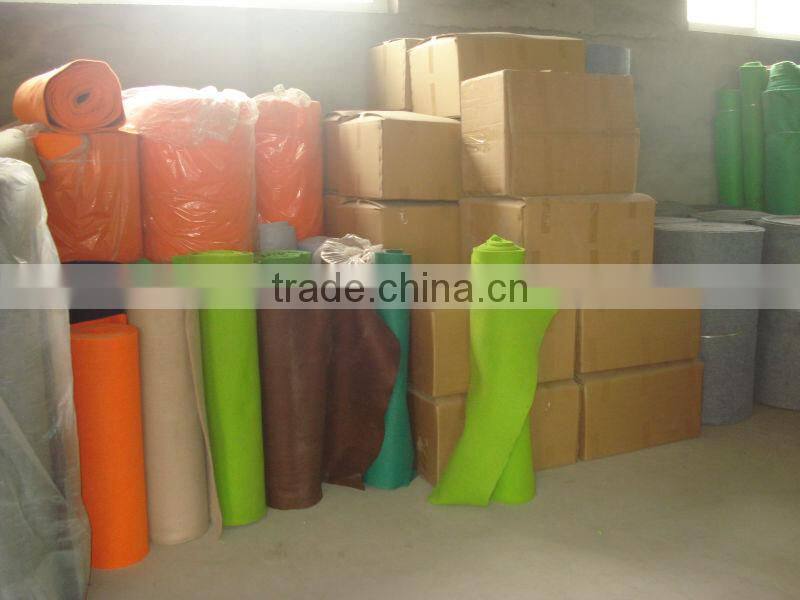 HOT! 100% colorful acrylic felt nonwoven