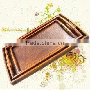 hot selling wooden storage tray