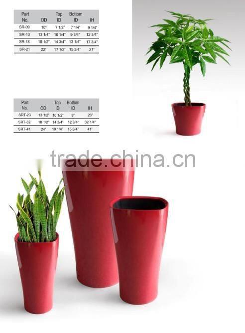 fiberglass flower pot balcony flower pot