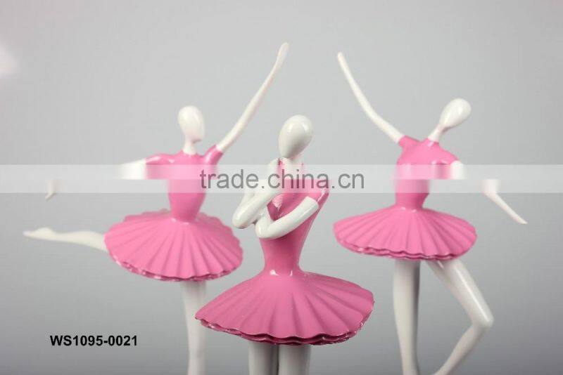 resin craft Lovely dancing girl ballerina statue