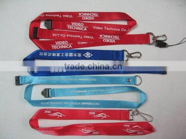 Fashion reflective orange solid color bottle lanyard for sale