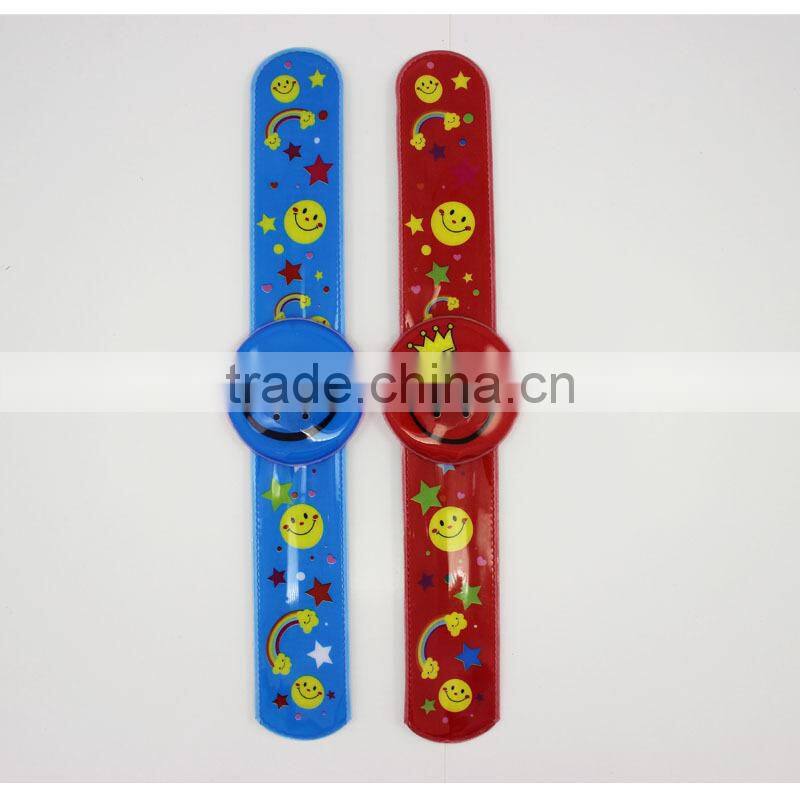 Custom PVC Kids Slap Wrist Digital Watches