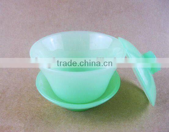 Glass cup,Jade - like glass tea cups