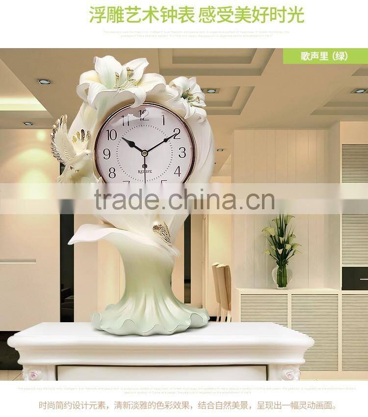 M31A momoda Luxury new home decorations table clock antique home decoration standing clock