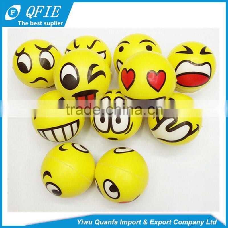 Wholesale Funny 60 grams lifelike soft rubber emotional face egg stress ball toy for pets