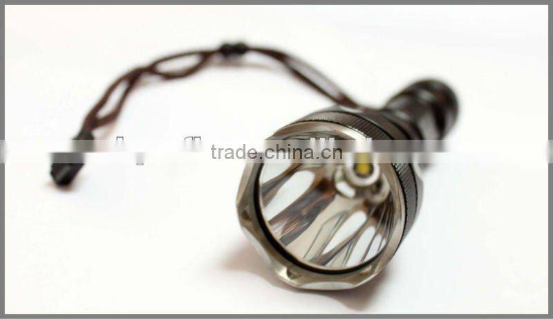 UniqueFire 1000 Lumens Cree XM-L T6 LED Tactical Laser Police Flashlight