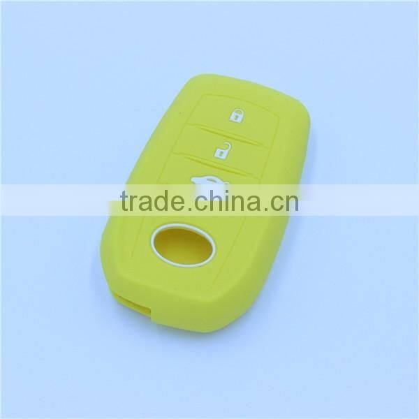 For Toyota Camry highlander prado 3 BTN Car key silicone cover shells