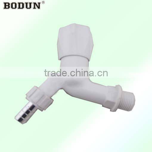 big head pvc plastic bibcock/shower faucet with metal mouth