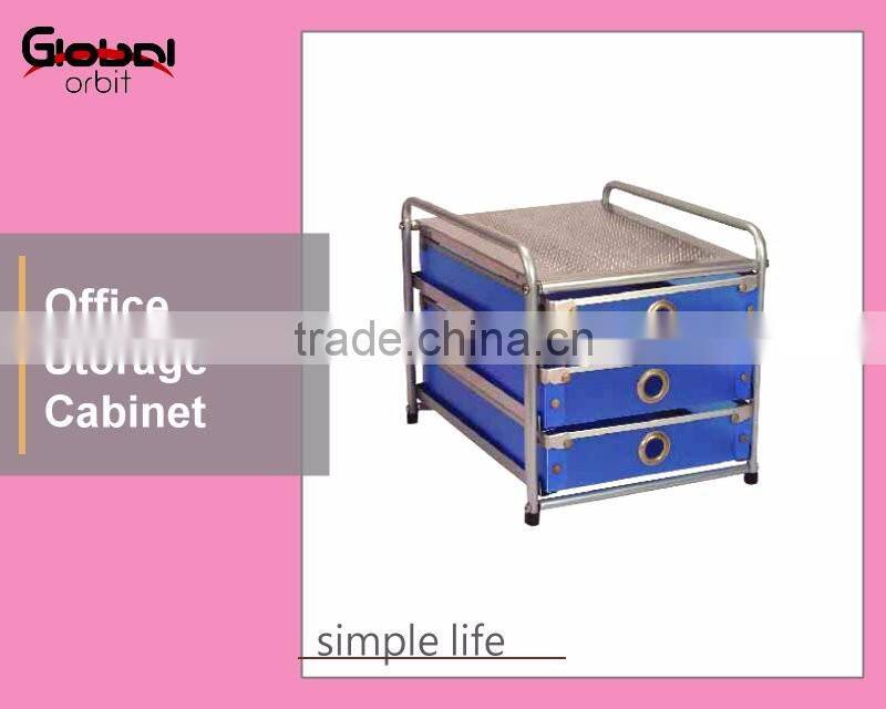 Workstation Steel Frame Rolling Computer Desk With Silding Keyboard Shelf