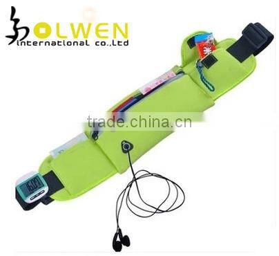 Outdoor Neoprene sports light waist running belt jogging bag