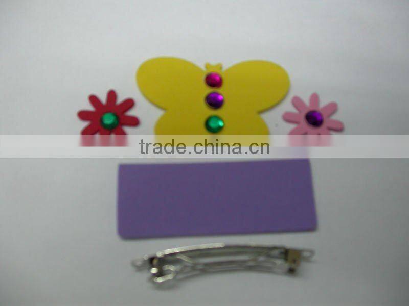 DIY EVA FOAM HAIR SLIDES