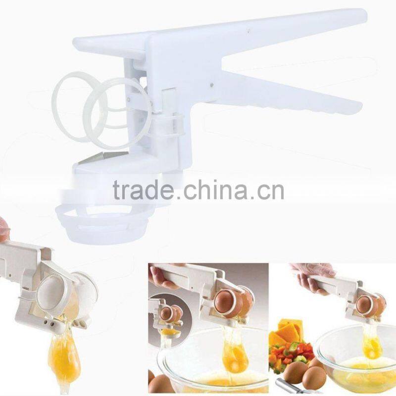 NEW EZ Egg Cracker Handheld York & White Separator As Seen On TV Kitchen Gadget