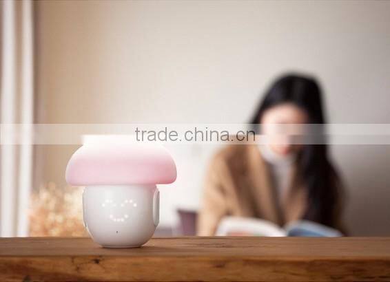Mushroom Mood Light Smart LED Night Lamp Light with Speaker Record Alarm Function