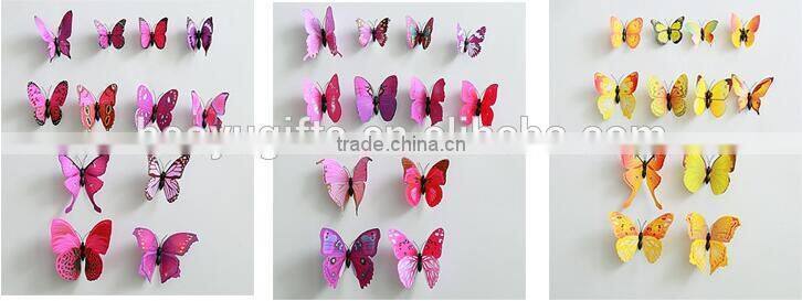 Removable 3D Butterfly Sticker For Decorate DIY Wall Sticker Butterfly