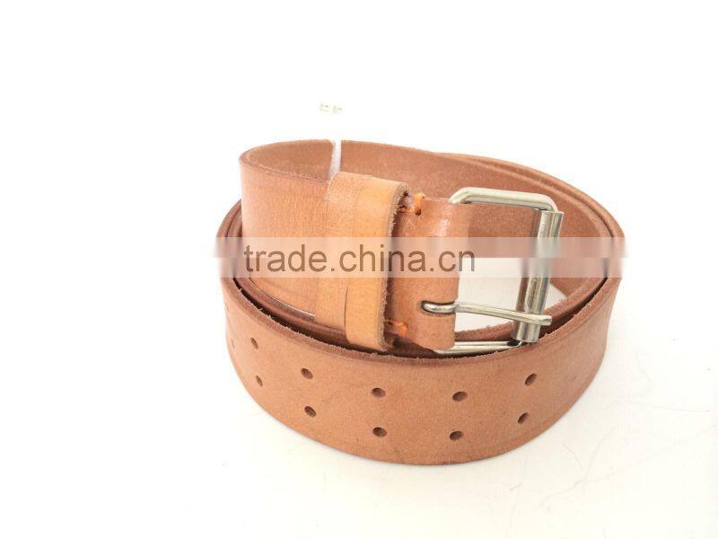 Cowhide fire rescue belt